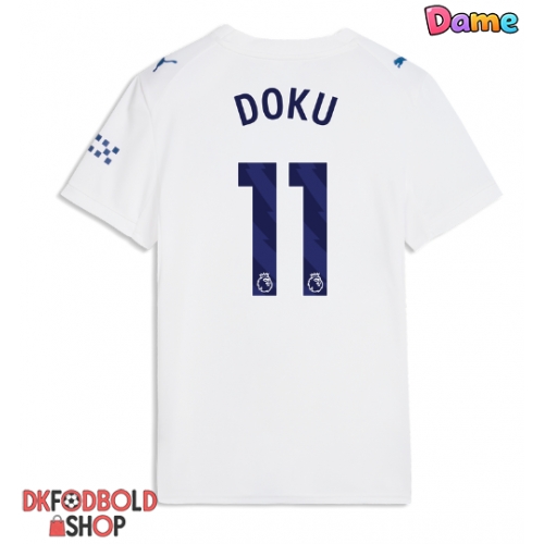 Manchester City Jeremy Doku #11 Tredje trøje Dame 2026-27 Kort ærmer